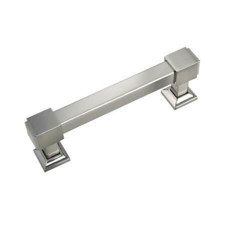 UTOPIA ALLEY Brett Brushed Nickel Cabinet Pull 3.78 inch Center to Center HW302PLBN021